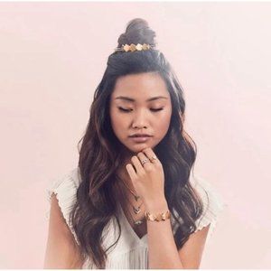 NEW Chloe + Isabel x Jen Atkin Women's Gold NEW Bun Cuff